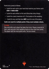 Vampire Wedding Planner (Magic Minigame) [Innistrad: Crimson Vow Minigame] | Good Games Cannington