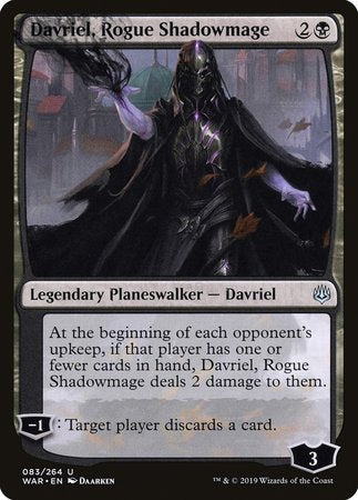 Davriel, Rogue Shadowmage [War of the Spark] | Good Games Cannington