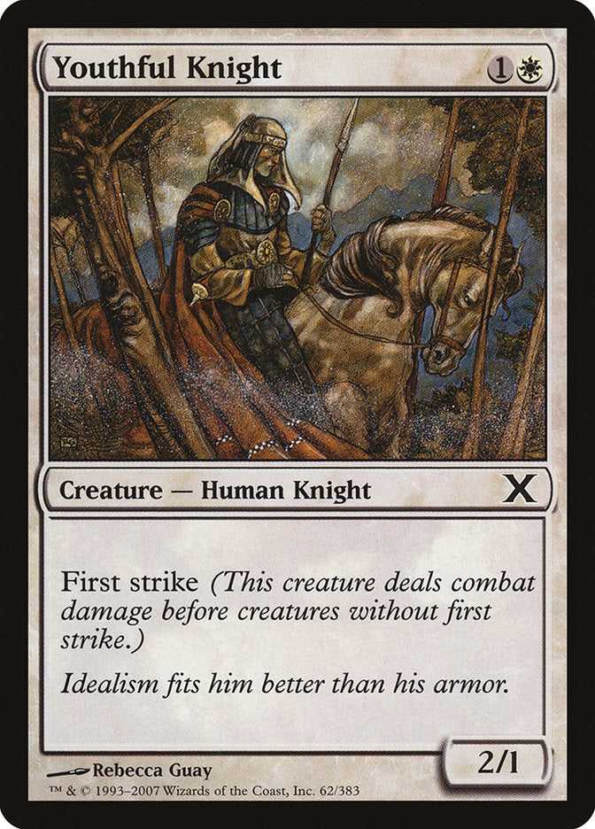 Youthful Knight [Tenth Edition] | Good Games Cannington