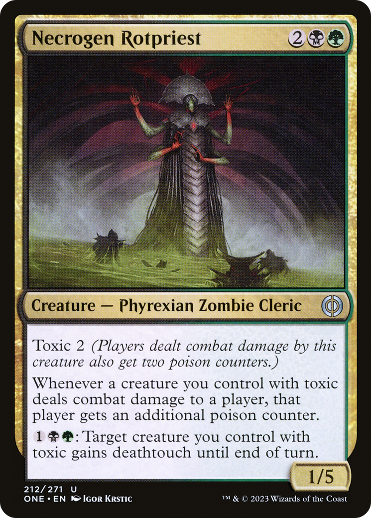Necrogen Rotpriest [Phyrexia: All Will Be One] | Good Games Cannington