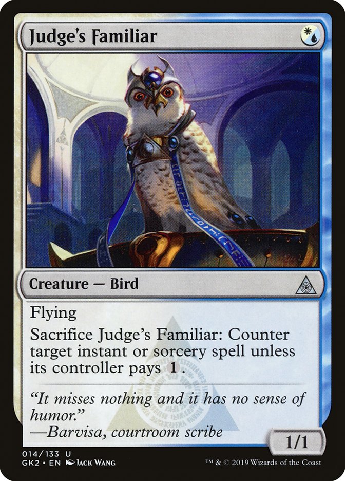 Judge's Familiar [Ravnica Allegiance Guild Kit] | Good Games Cannington