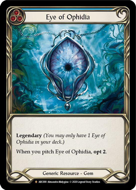 Eye of Ophidia [U-ARC000] Unlimited Rainbow Foil | Good Games Cannington