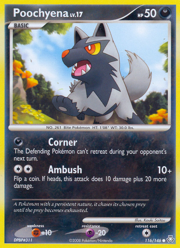 Poochyena (116/146) [Diamond & Pearl: Legends Awakened] | Good Games Cannington