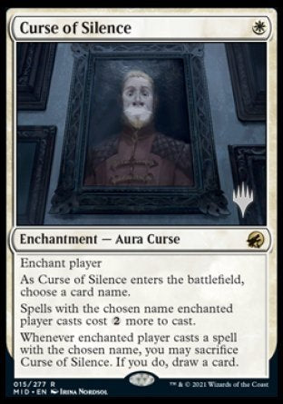 Curse of Silence (Promo Pack) [Innistrad: Midnight Hunt Promos] | Good Games Cannington