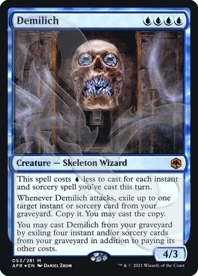 Demilich (Ampersand Promo) [Dungeons & Dragons: Adventures in the Forgotten Realms Promos] | Good Games Cannington