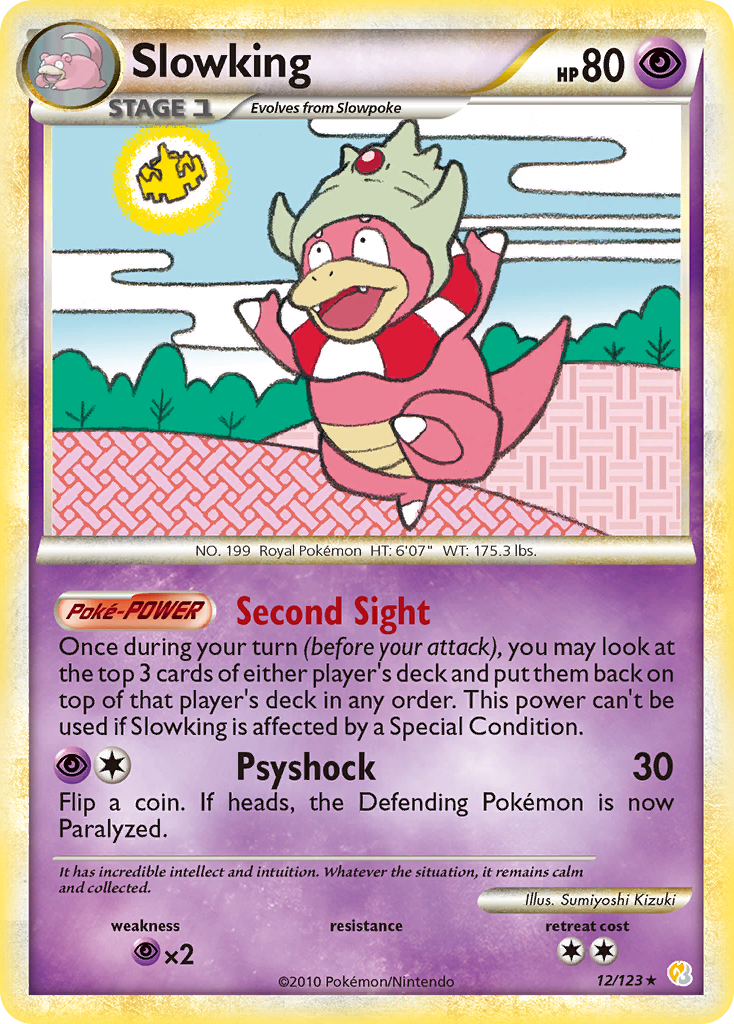 Slowking (12/123) [HeartGold & SoulSilver: Base Set] | Good Games Cannington