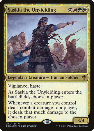 Saskia the Unyielding [Commander 2016] | Good Games Cannington