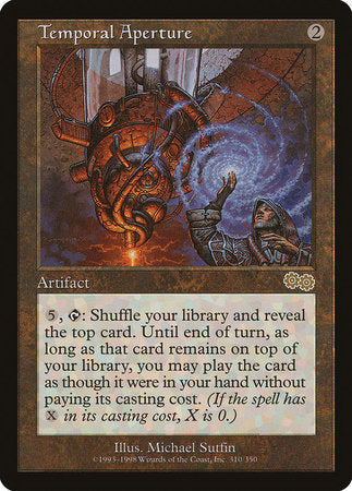 Temporal Aperture [Urza's Saga] | Good Games Cannington