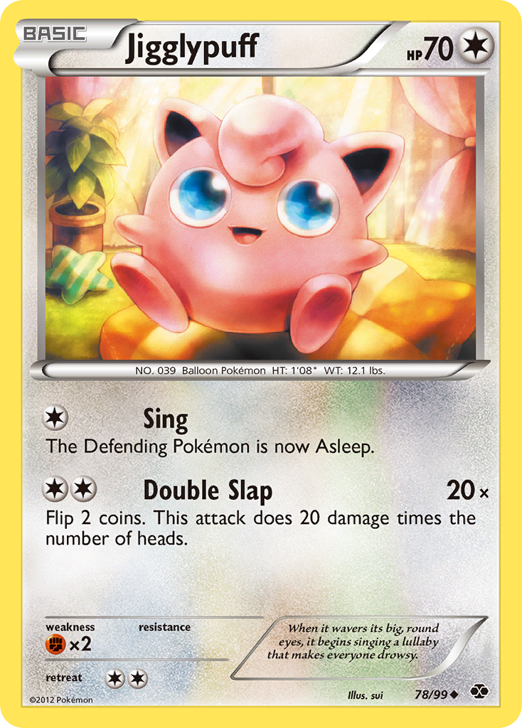 Jigglypuff (78/99) [Black & White: Next Destinies] | Good Games Cannington