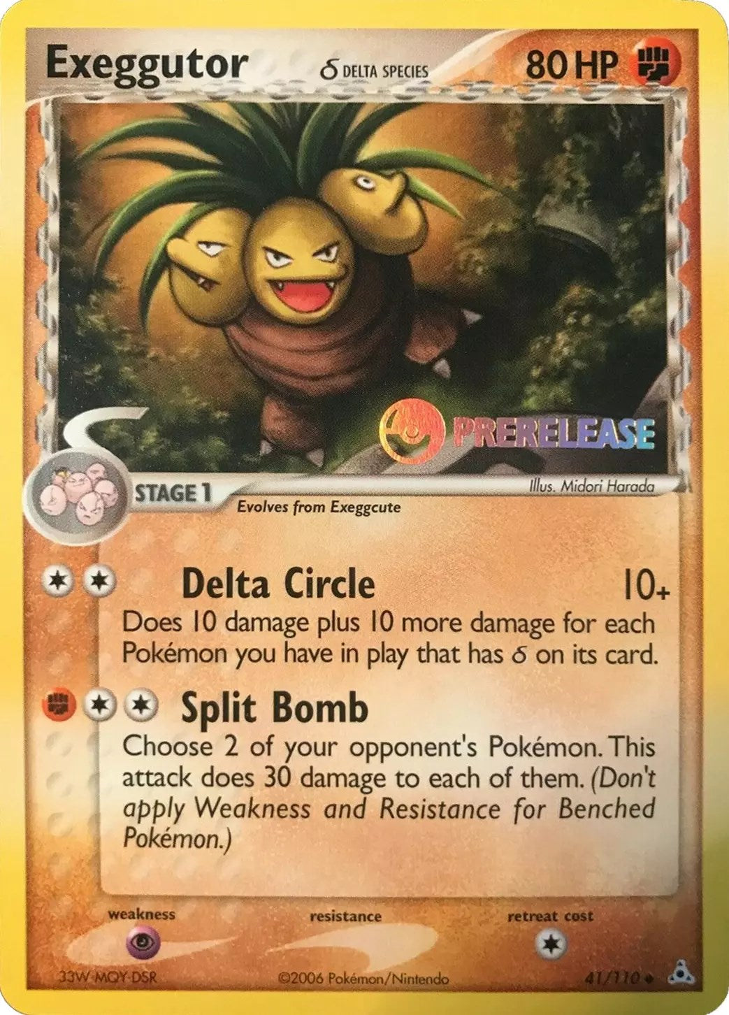 Exeggutor (41/110) (Prerelease) [EX: Holon Phantoms] | Good Games Cannington