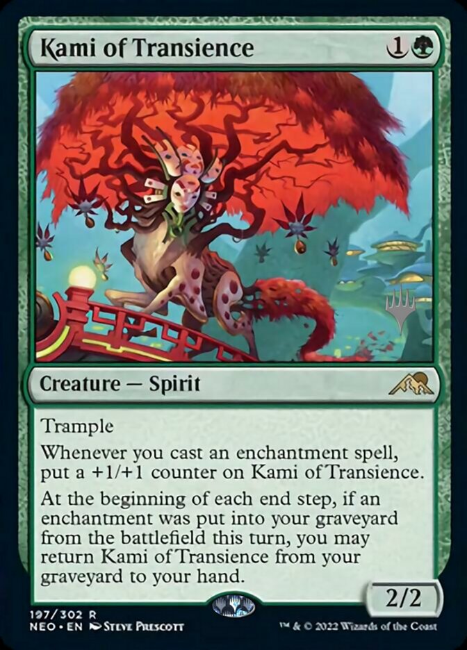 Kami of Transience (Promo Pack) [Kamigawa: Neon Dynasty Promos] | Good Games Cannington