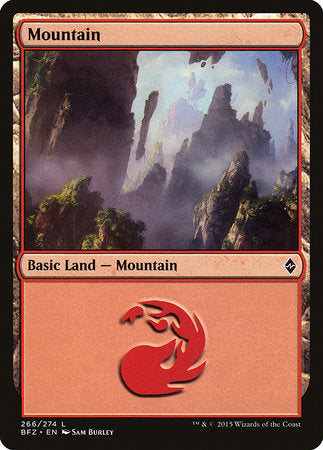 Mountain (266) [Battle for Zendikar] | Good Games Cannington