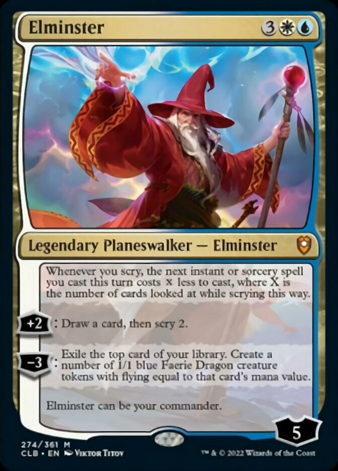 Elminster [Commander Legends: Battle for Baldur's Gate] | Good Games Cannington