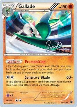 Gallade (84/162) (Infinite Force - Diego Cassiraga) [World Championships 2017] | Good Games Cannington