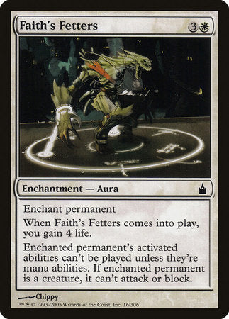 Faith's Fetters [Ravnica: City of Guilds] | Good Games Cannington