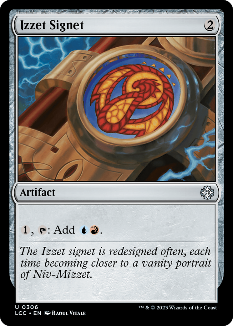 Izzet Signet [The Lost Caverns of Ixalan Commander] | Good Games Cannington