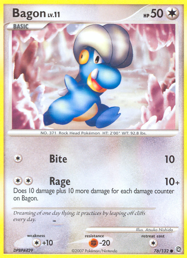 Bagon (76/132) [Diamond & Pearl: Secret Wonders] | Good Games Cannington