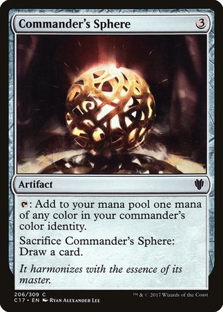 Commander's Sphere [Commander 2017] | Good Games Cannington