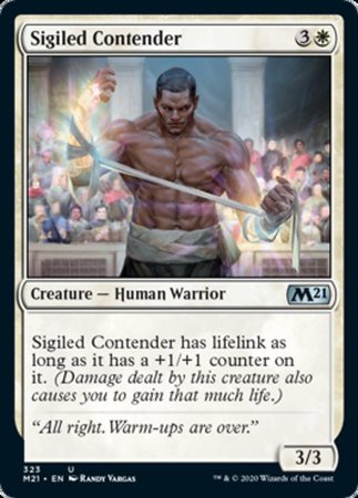 Sigiled Contender [Core Set 2021] | Good Games Cannington