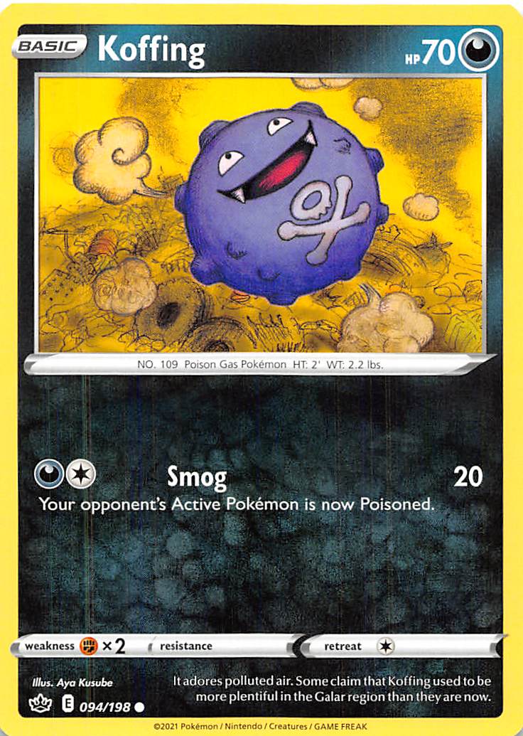 Koffing (094/198) [Sword & Shield: Chilling Reign] | Good Games Cannington