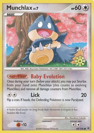 Munchlax (68/100) [Countdown Calendar Promos] | Good Games Cannington