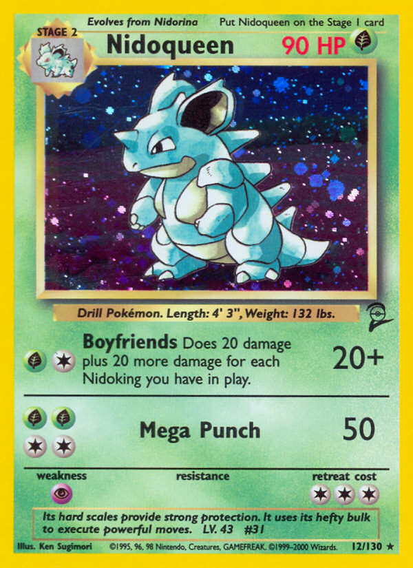 Nidoqueen (12/130) [Base Set 2] | Good Games Cannington