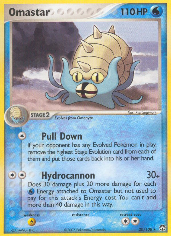 Omastar (20/108) [EX: Power Keepers] | Good Games Cannington