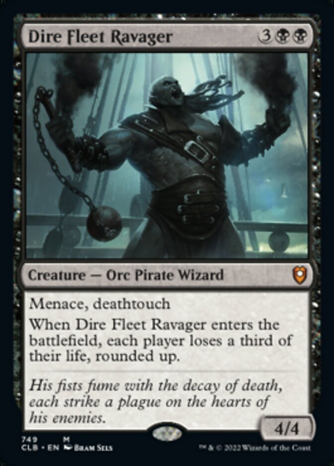 Dire Fleet Ravager [Commander Legends: Battle for Baldur's Gate] | Good Games Cannington
