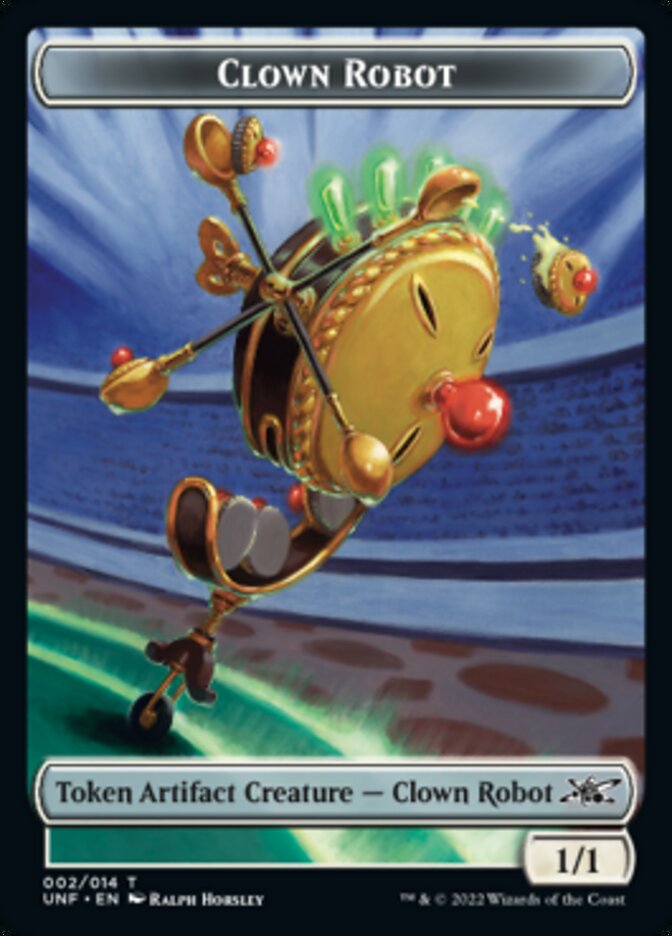 Clown Robot (002) Token [Unfinity Tokens] | Good Games Cannington