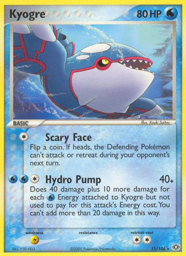 Kyogre (15/106) [EX: Emerald] | Good Games Cannington