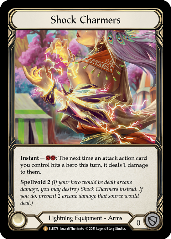Shock Charmers [ELE173] (Tales of Aria)  1st Edition Cold Foil | Good Games Cannington