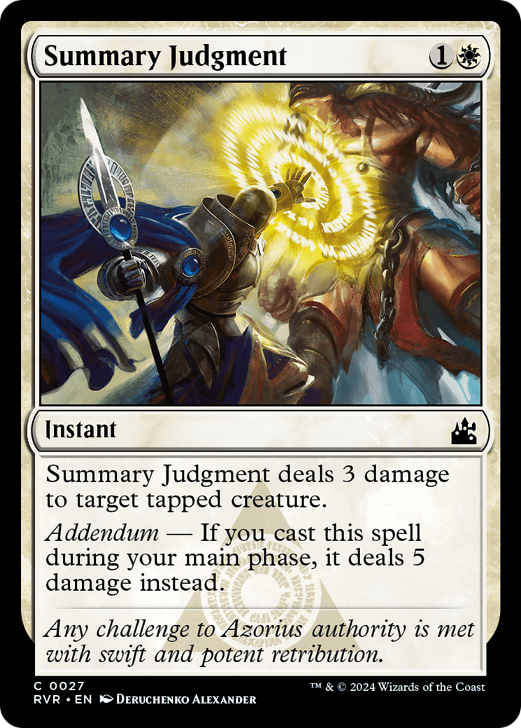 Summary Judgment [Ravnica Remastered] | Good Games Cannington