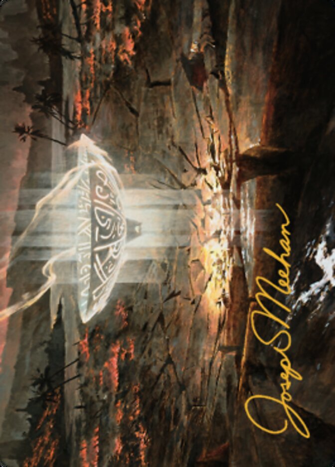 Urza's Sylex Art Card (Gold-Stamped Signature) [The Brothers' War Art Series] | Good Games Cannington
