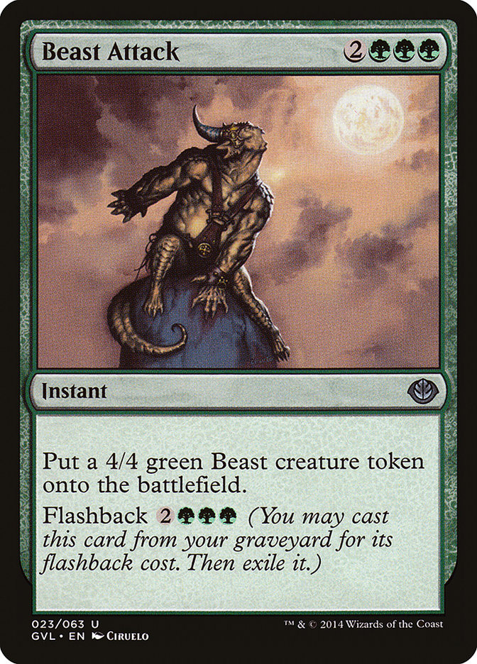 Beast Attack (Garruk vs. Liliana) [Duel Decks Anthology] | Good Games Cannington