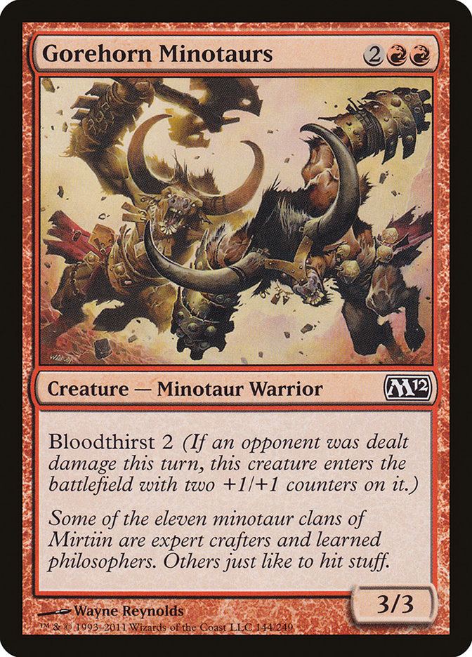 Gorehorn Minotaurs [Magic 2012] | Good Games Cannington