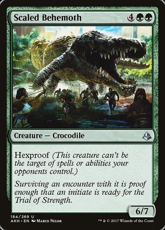 Scaled Behemoth [Amonkhet] | Good Games Cannington