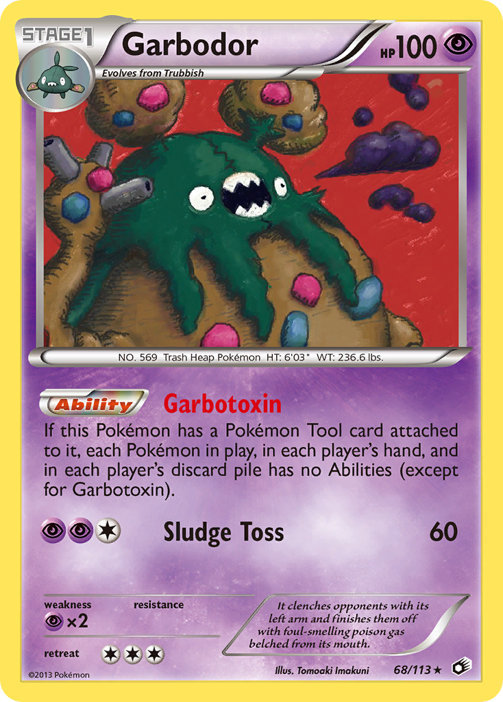 Garbodor (68/113) [Black & White: Legendary Treasures] | Good Games Cannington