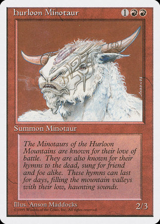 Hurloon Minotaur [Fourth Edition] | Good Games Cannington