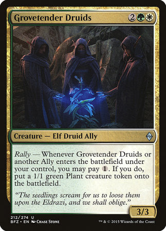 Grovetender Druids [Battle for Zendikar] | Good Games Cannington