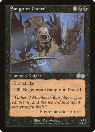 Sanguine Guard [Urza's Saga] | Good Games Cannington