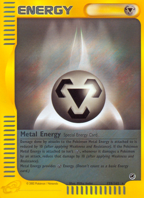 Metal Energy (159/165) [Expedition: Base Set] | Good Games Cannington