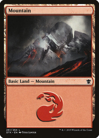 Mountain (261) [Dragons of Tarkir] | Good Games Cannington