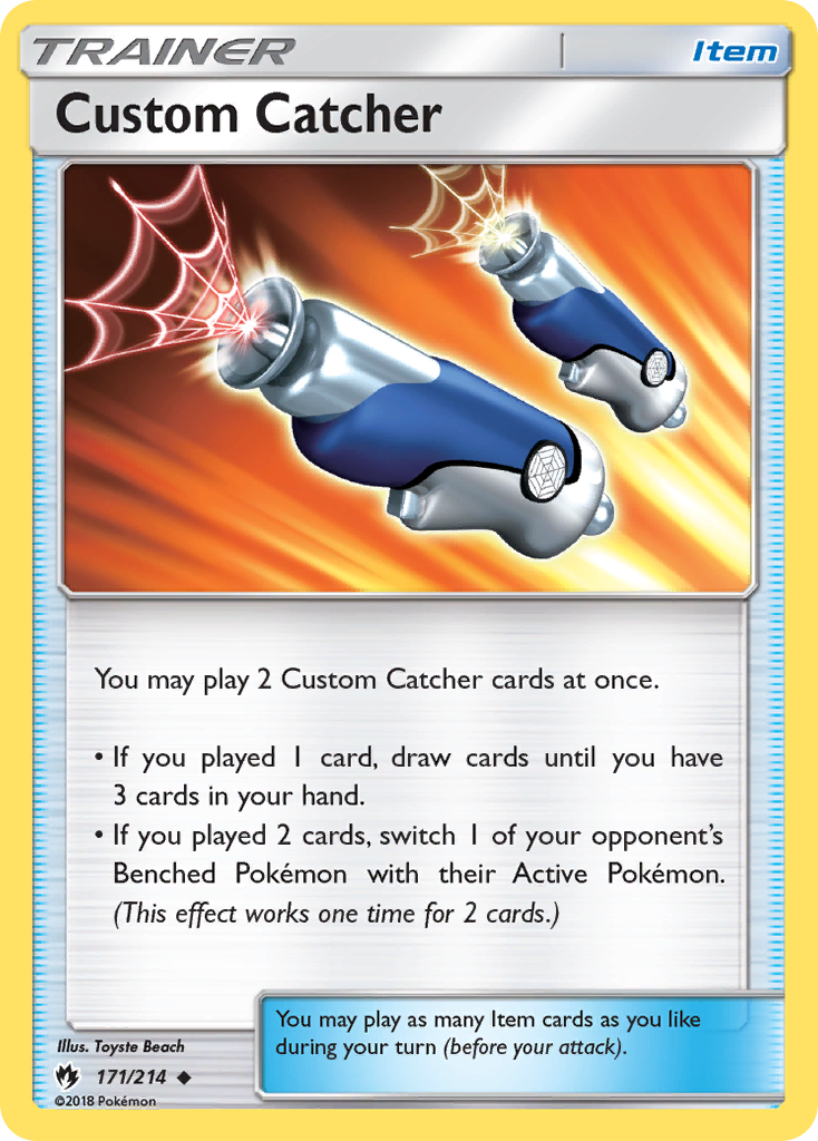 Custom Catcher (171/214) [Sun & Moon: Lost Thunder] | Good Games Cannington