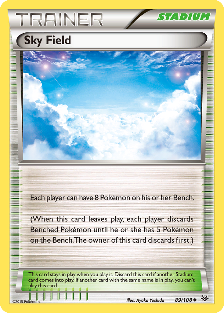 Sky Field (89/108) [XY: Roaring Skies] | Good Games Cannington