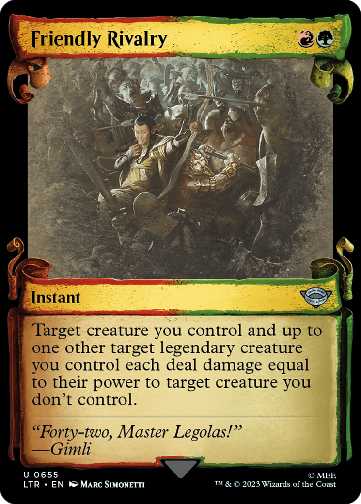 Friendly Rivalry [The Lord of the Rings: Tales of Middle-Earth Showcase Scrolls] | Good Games Cannington