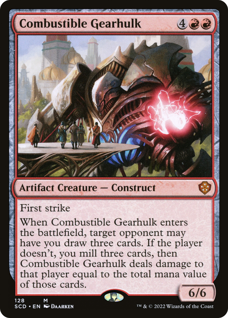 Combustible Gearhulk [Starter Commander Decks] | Good Games Cannington