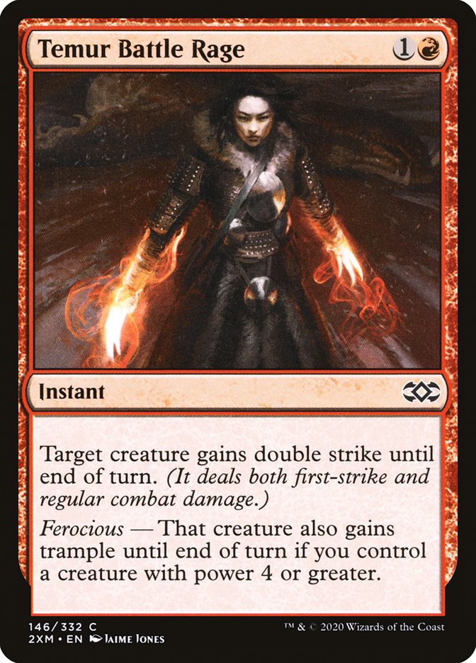 Temur Battle Rage [Double Masters] | Good Games Cannington