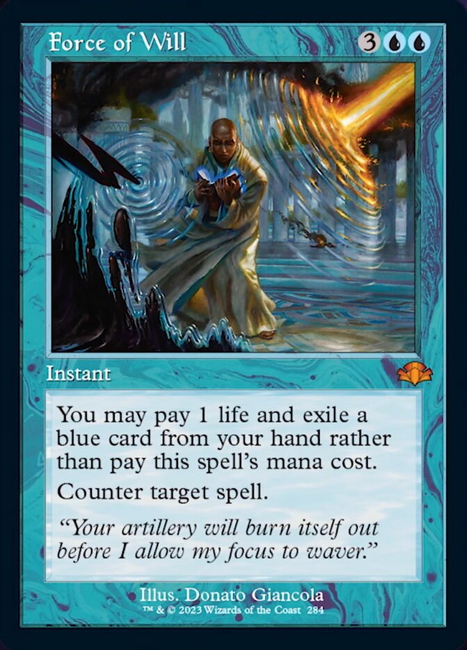 Force of Will (Retro) [Dominaria Remastered] | Good Games Cannington
