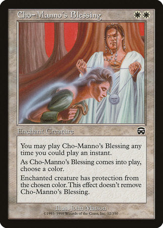 Cho-Manno's Blessing [Mercadian Masques] | Good Games Cannington