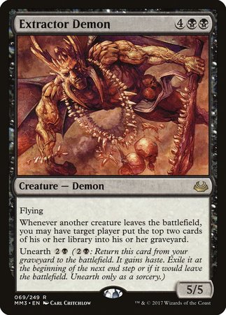 Extractor Demon [Modern Masters 2017] | Good Games Cannington